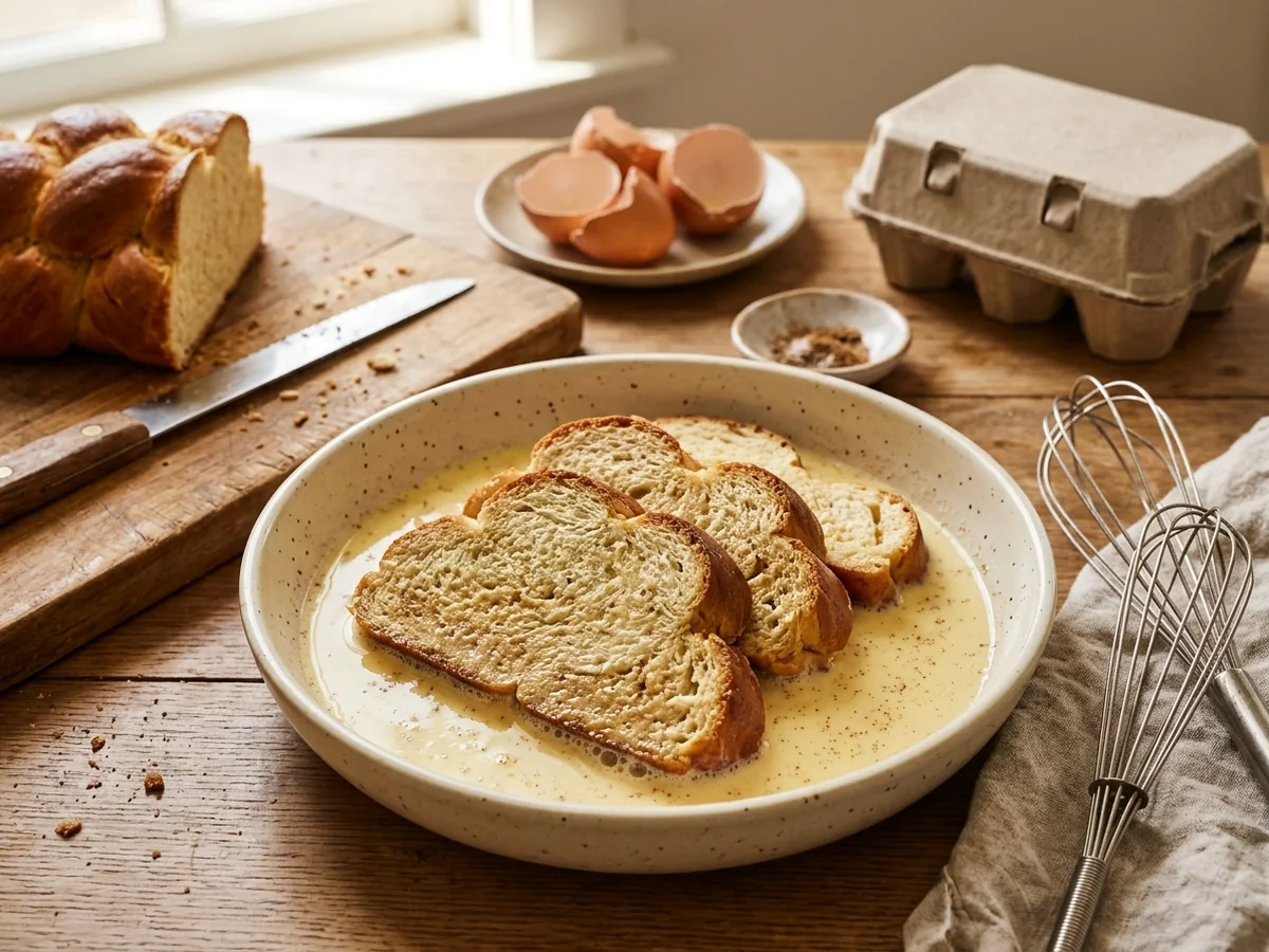 Transforming Leftovers into Morning Favorites - easy challah bread